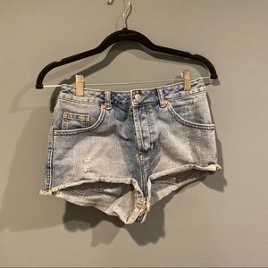 Topshop Moto Mini Shorts Size 28
